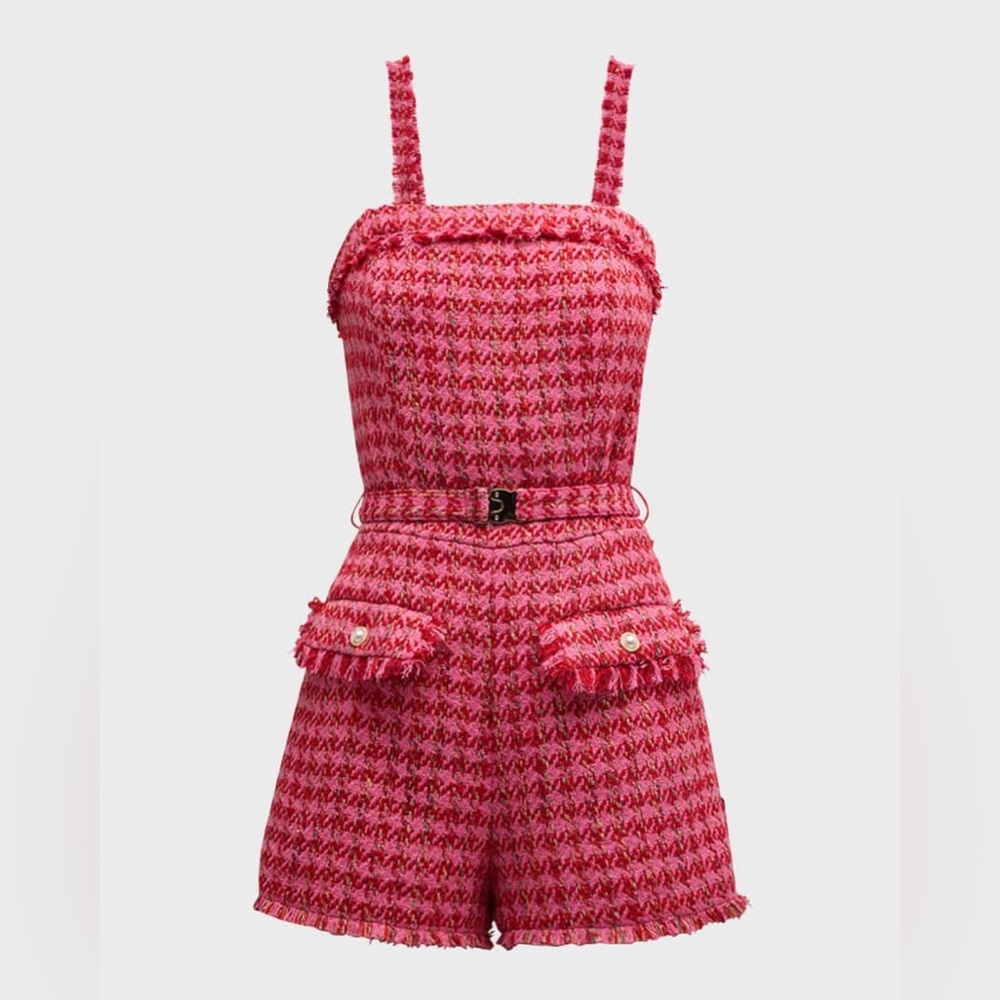 Le Superbe Lolita Sleeveless Tweed Romper